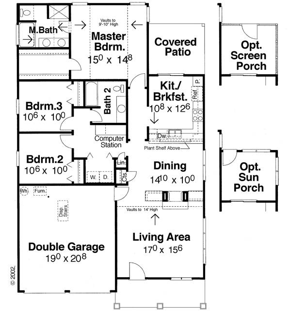 Floor Plan image of Rosemary House Plan